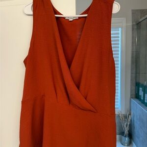 Gilli Cozy Knit Top in Warm Orange